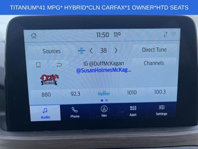 2020 Ford Escape Titanium Hybrid