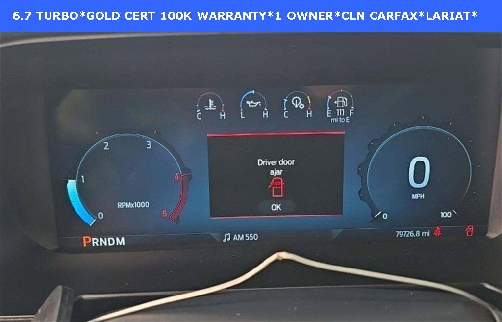 2023 Ford Super Duty F-350 SRW LARIAT 4WD SuperCab 6.75' Box