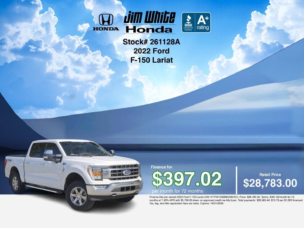 2022 Ford F-150 Lariat