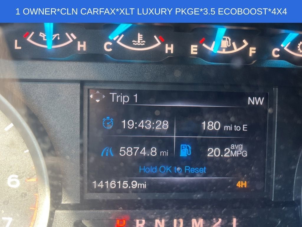 2016 Ford F-150 4WD SuperCrew 157 XLT