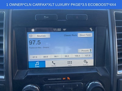 2016 Ford F-150 4WD SuperCrew 157 XLT