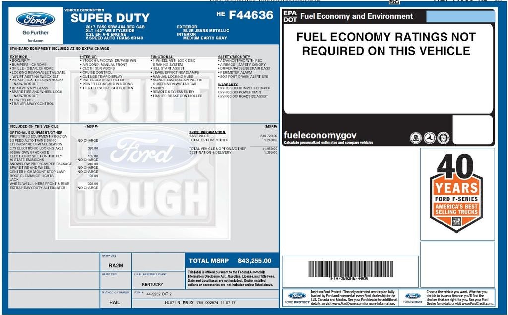 2017 Ford F-350SD XLT