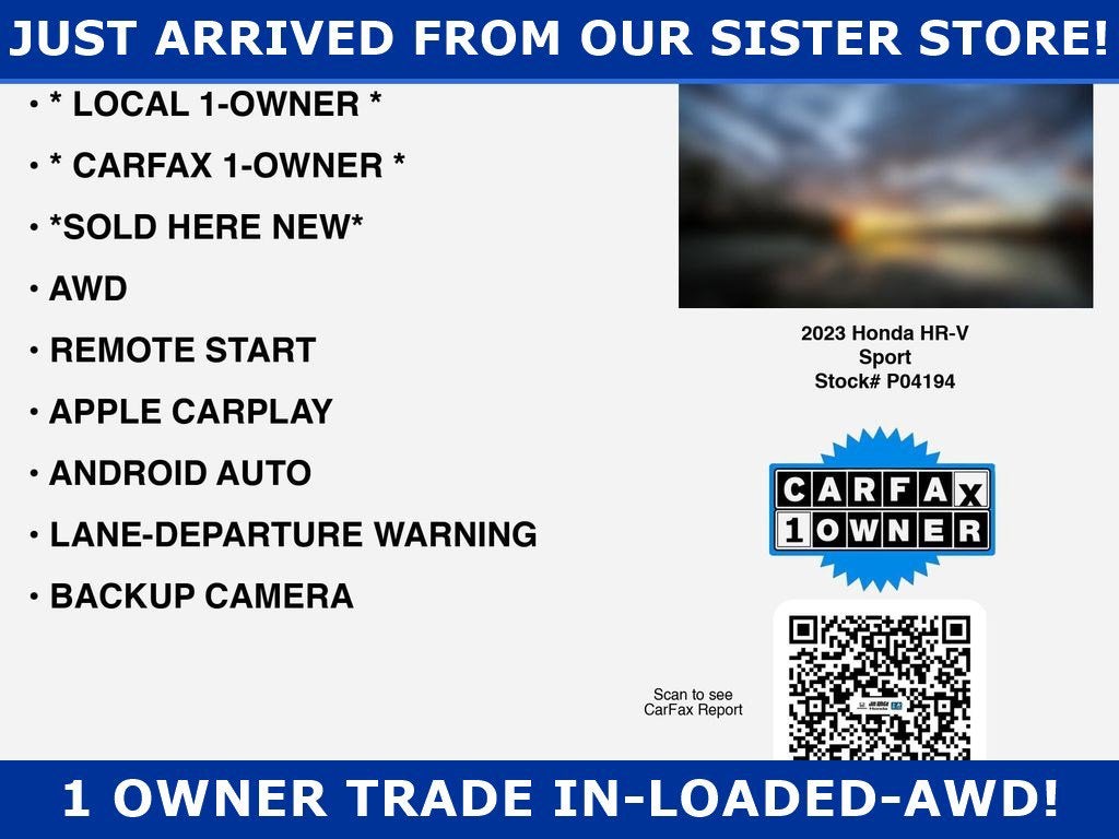 2023 Honda HR-V Sport