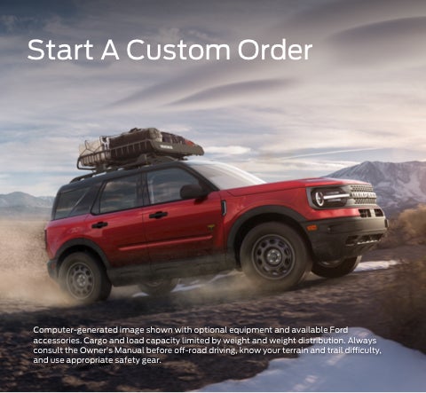 Start a custom order | White's Ford on 57 in Orrville OH